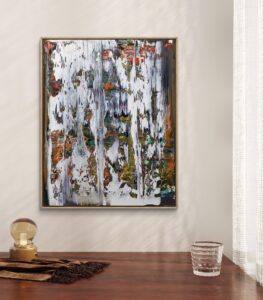 Abstract painting made by Bram van Bakel