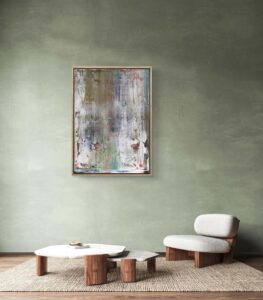 Abstract painting made by Bram van Bakel