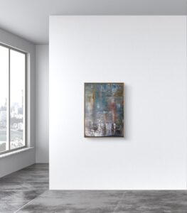 Abstract painting made by Bram van Bakel