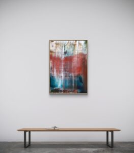 Abstract painting made by Bram van Bakel