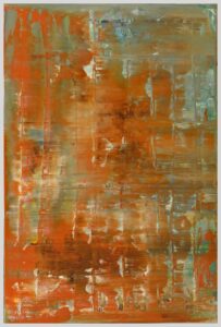 Abstract painting made by Bram van Bakel