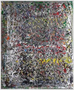 Abstract painting made by Bram van Bakel