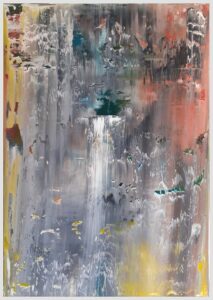 Abstract painting made by Bram van Bakel