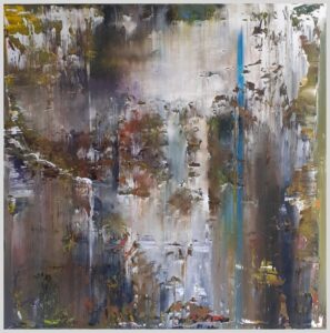 Abstract painting made by Bram van Bakel