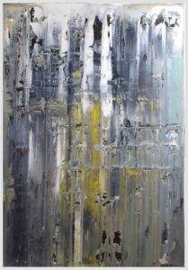 Abstract painting made by Bram van Bakel