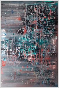 Abstract painting made by Bram van Bakel