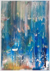 Abstract painting made by Bram van Bakel