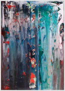 Abstract painting made by Bram van Bakel